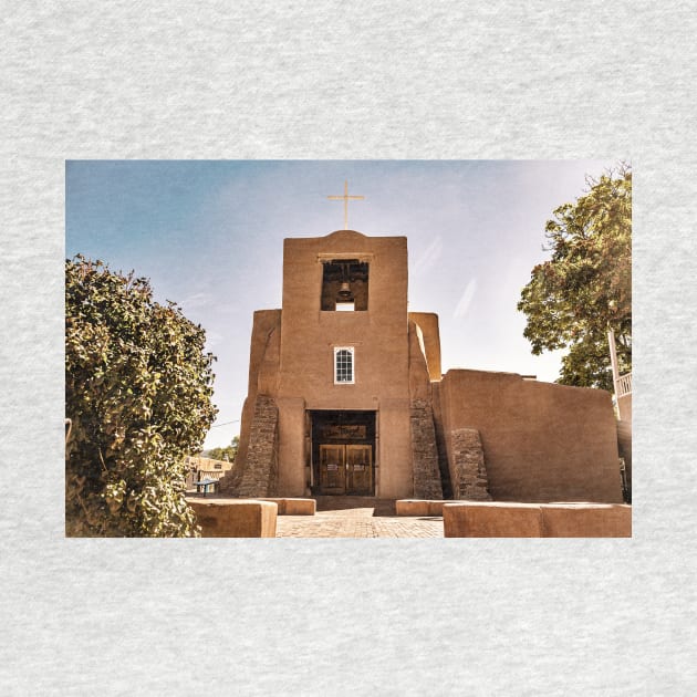 The San Miguel Mission in Santa Fe by Gestalt Imagery